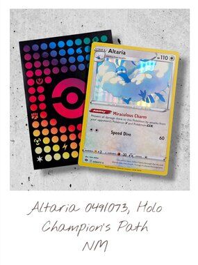 Champion's Path Pokemon Card (BB03): Altaria 049/073, Holo